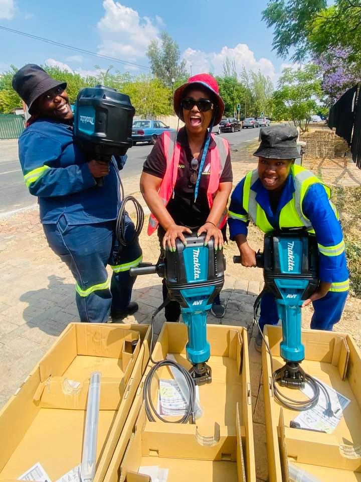 Sebenzile Demolition site work in Sandton